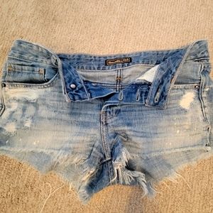 Abercrombie denim cutoff shorts